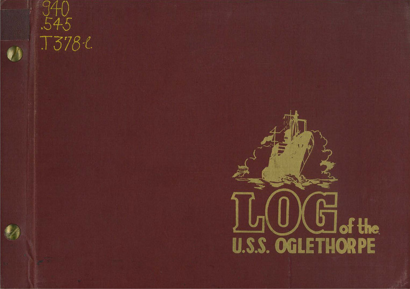 Log of the U.S.S. Oglethorpe