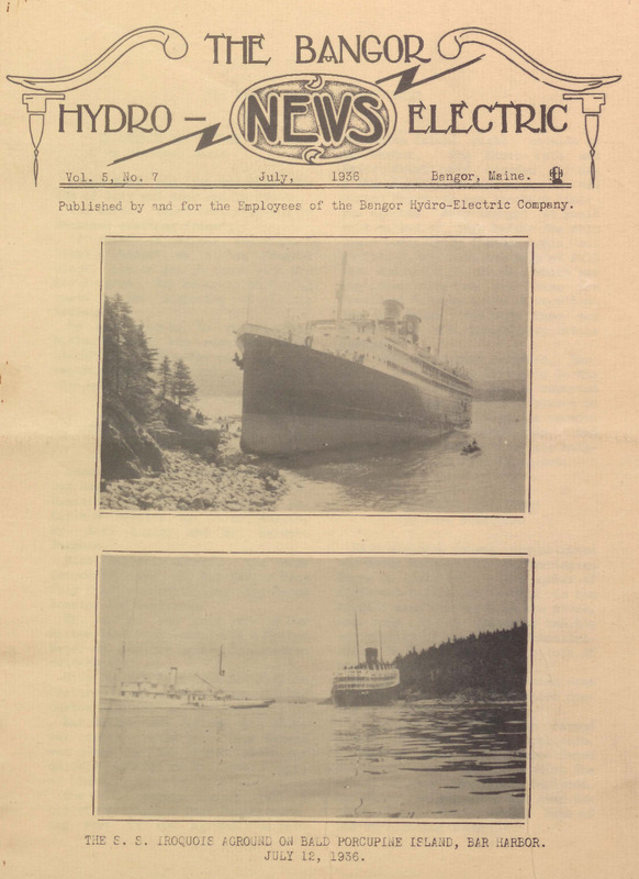 Bangor Hydro-Electric News, July 1936