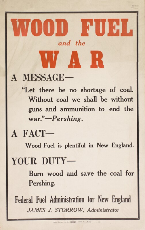 Wood Fuel and the War