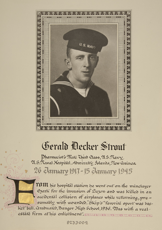 Strout, Gerald Decker