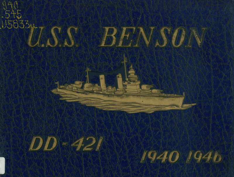 U.S.S. Benson DD-421 : 1940-1946