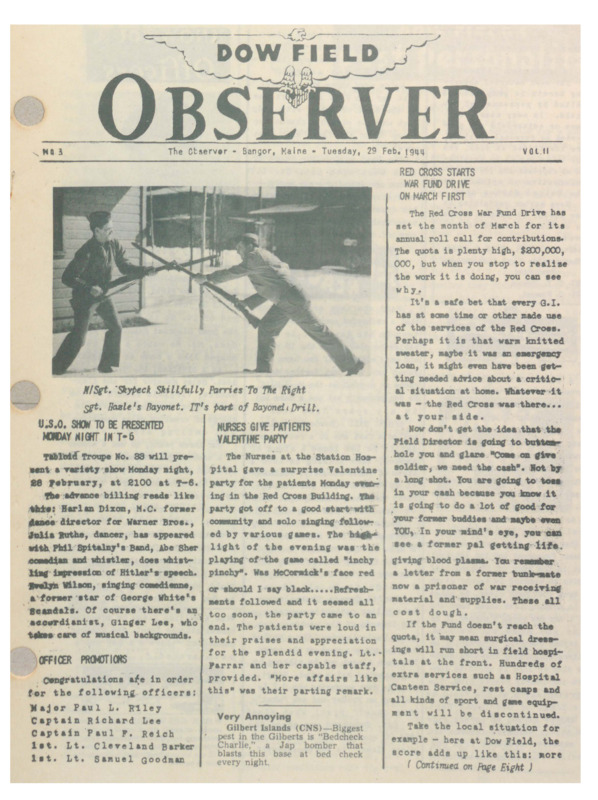 Dow Field Observer, February 29, 1944