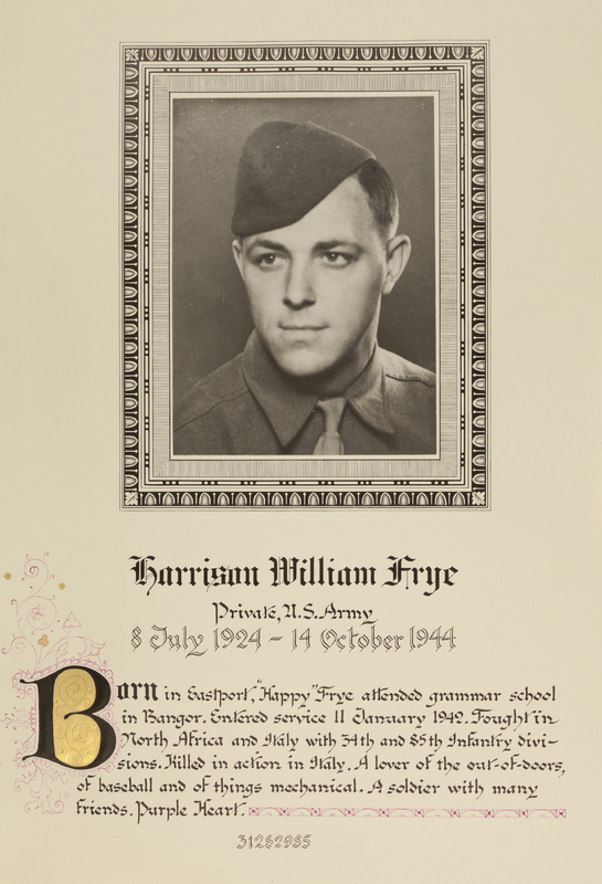 Frye, Harrison William