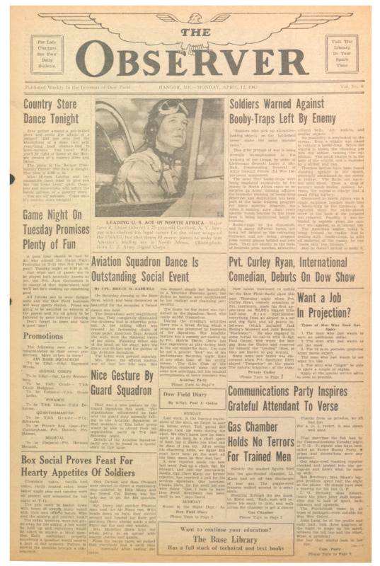 Dow Field Observer, April 12, 1943