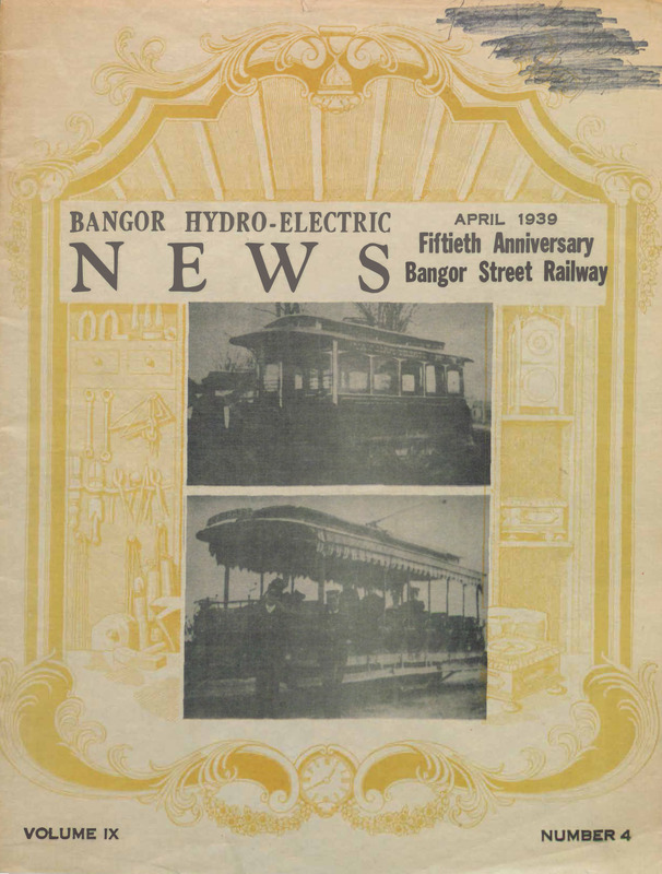 Bangor Hydro-Electric News, April 1939