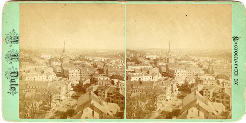 From the Belfry of Hammond Street Church, Bangor, circa 1885