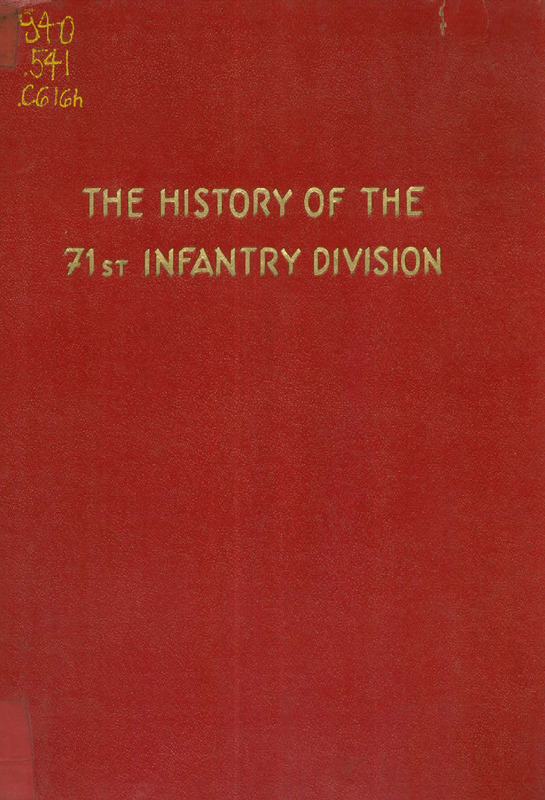 History of the 71st Infantry Division