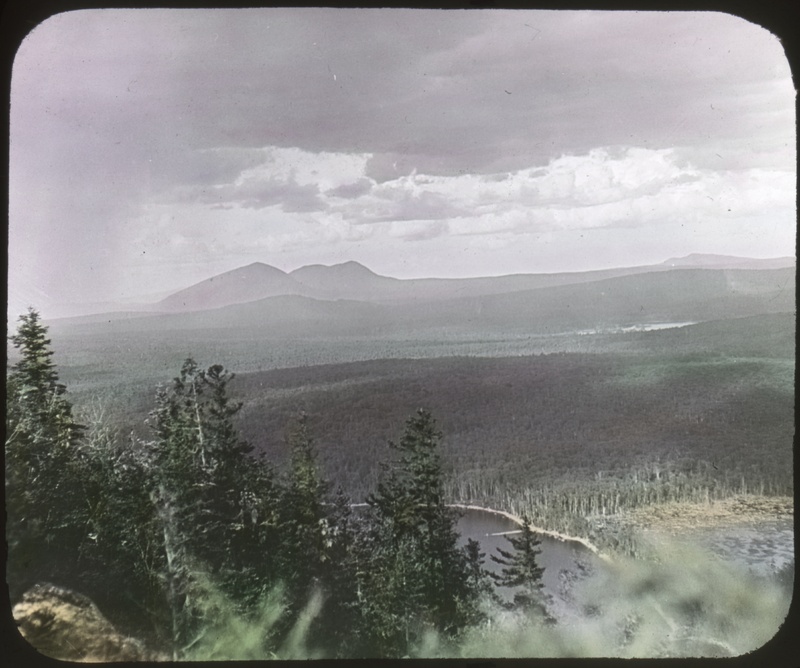 Thunderstorm Going Over Spencer Mts. Seen From the Top of Mt. Kineo