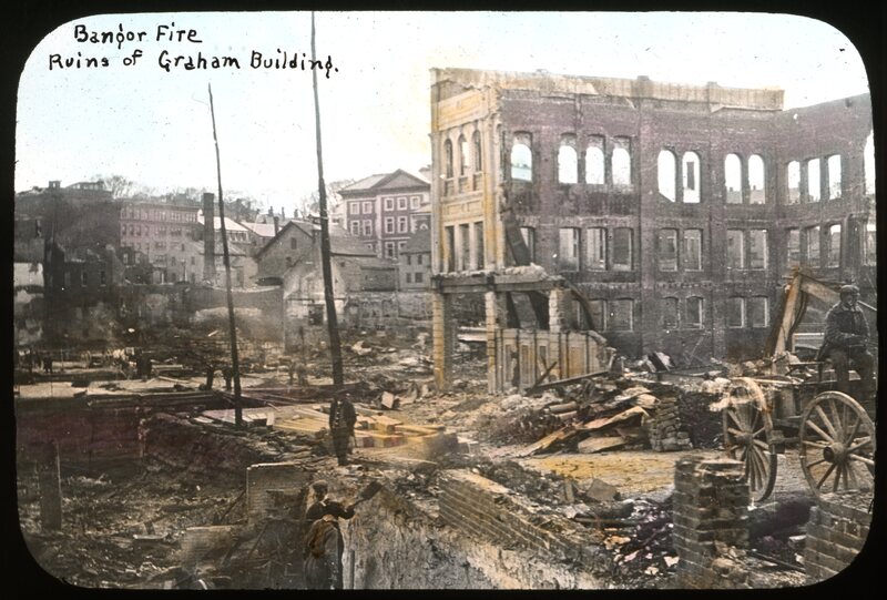 Ruins of Graham Building (Bangor Fire, 1911)