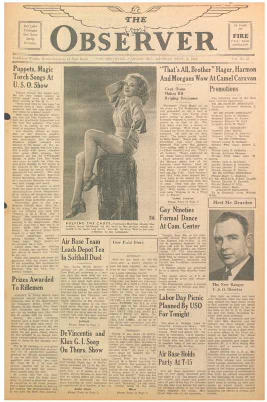 Dow Field Observer, September 6, 1943