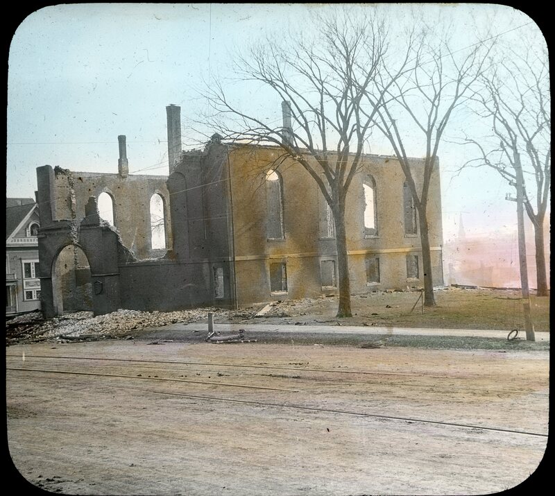First Congregational Church Ruins (Bangor Fire, 1911)