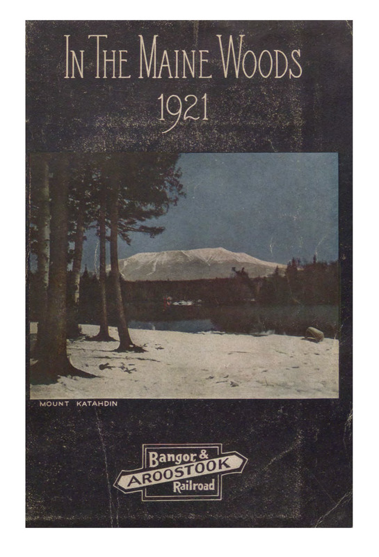 In the Maine Woods, 1921