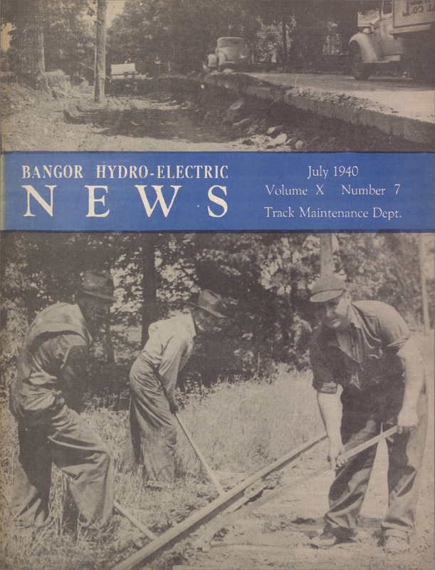Bangor Hydro-Electric News, July 1940
