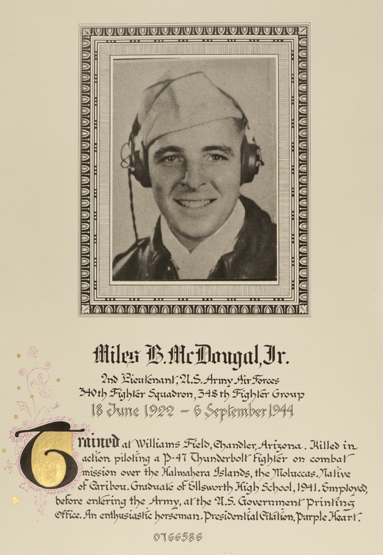 McDougal, Miles B., Jr.