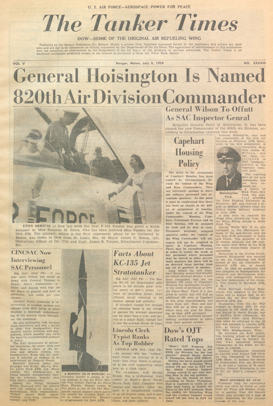 Tanker Times, July 9, 1959