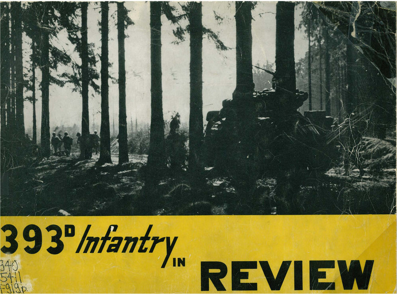 A Pictorial Account of 393d Infantry Regiment in Combat, 1944-1945