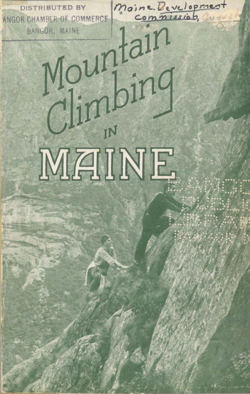 Mountain Climbing in Maine, 1939