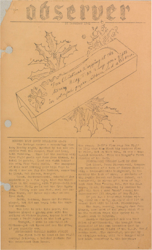 Dow Field Observer, December 12, 1945