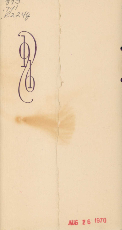Bangor High School Graduation Program, 1916