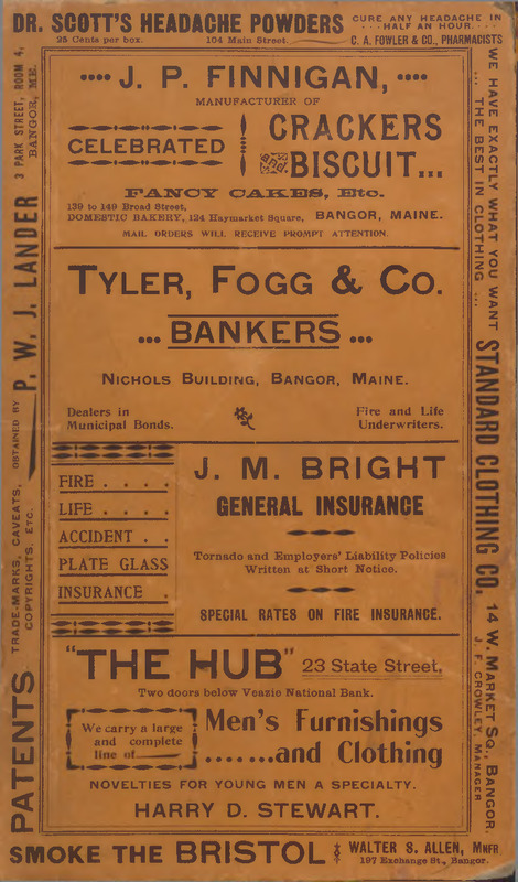 Cannon & Co.'s Directory of Bangor and Brewer, 1897
