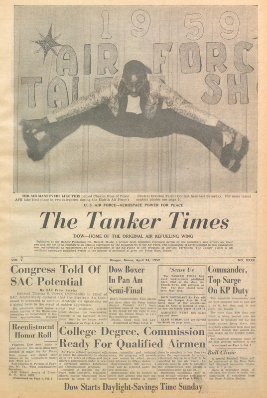 Tanker Times, April 24, 1959