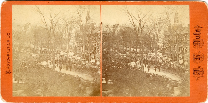 Grant Reception, Broadway, Bangor, 1871