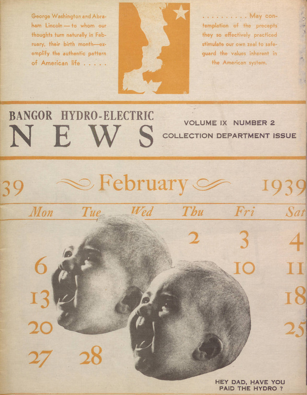 Bangor Hydro-Electric News, February 1939