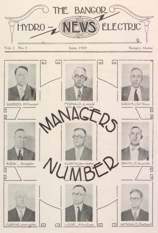 Bangor Hydro-Electric News, June 1929