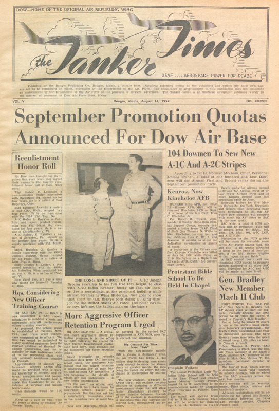 Tanker Times, August 14, 1959
