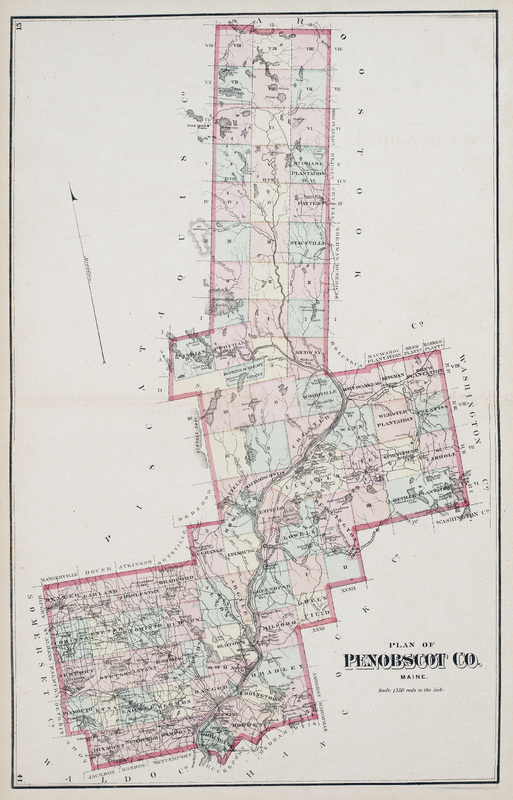 Plan of Penobscot Co. Maine