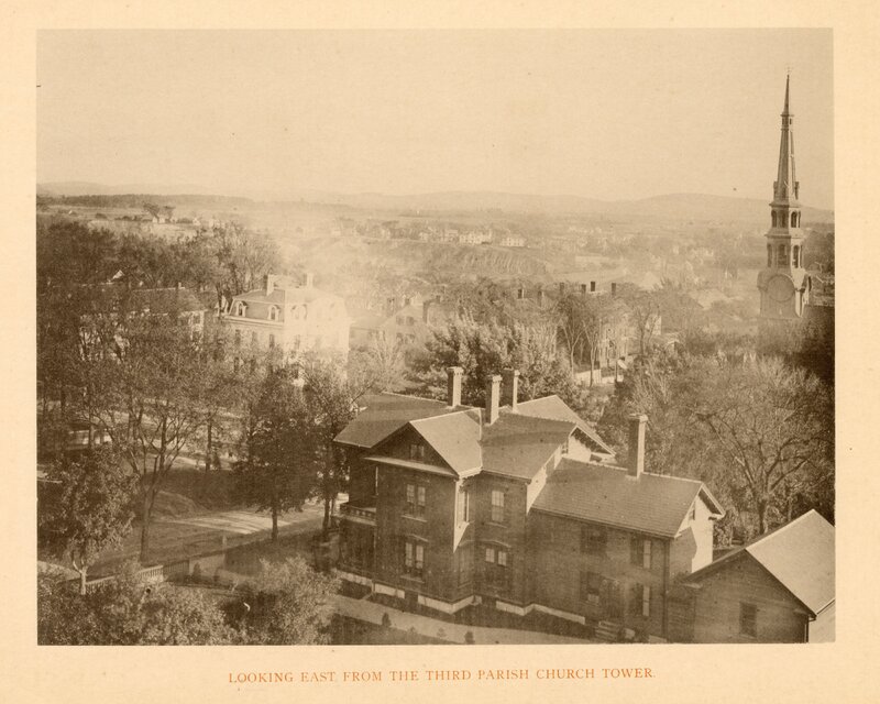 Looking East from the Third Parish Church Tower