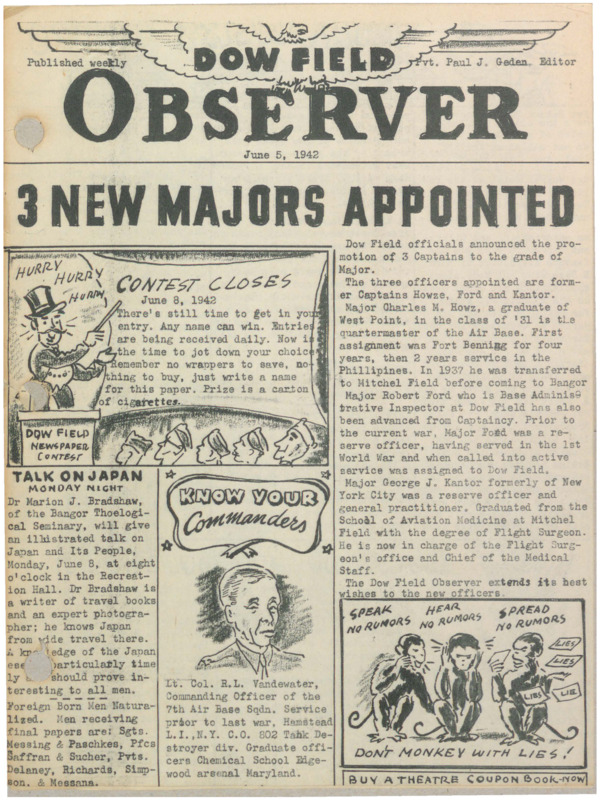 Dow Field Observer, June 13, 1945