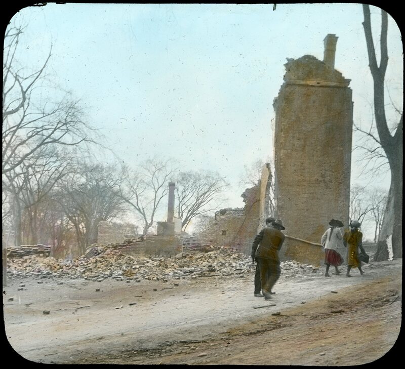 Baptist Church After Fire, Bangor (Bangor Fire, 1911)
