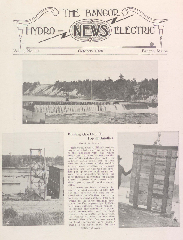 Bangor Hydro-Electric News, October 1928