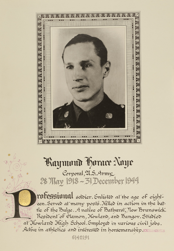 Noye, Raymond Horace