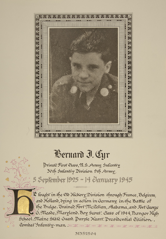 Cyr, Bernard J.
