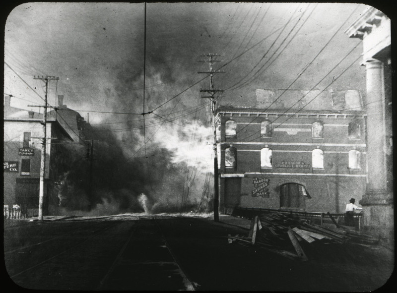 Hammond and State Streets (Bangor Fire, 1911)