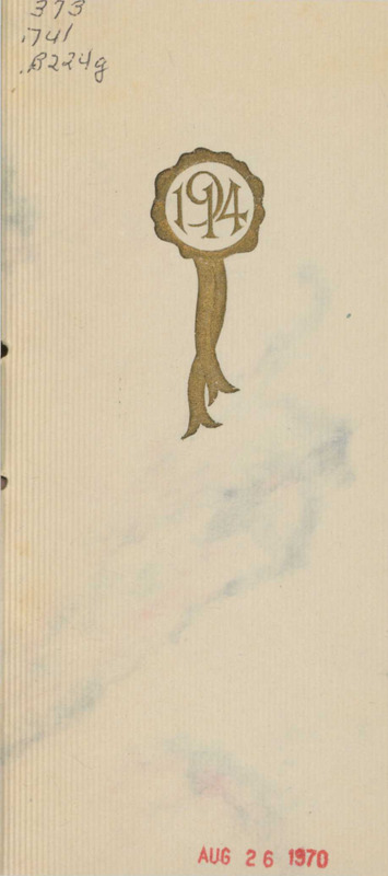 Bangor High School Graduation Program, 1914