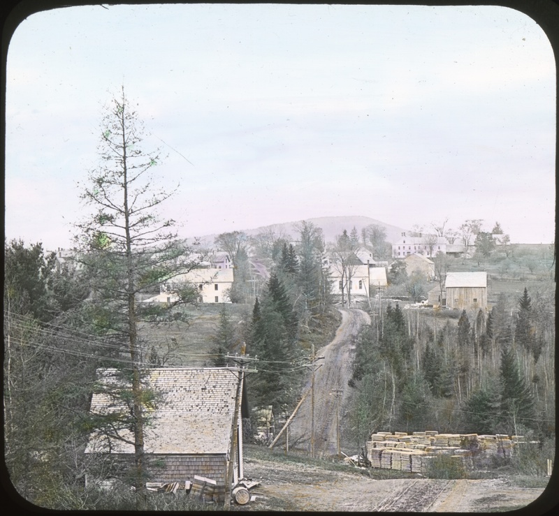 Clifton Village, Chick Hill in Background.