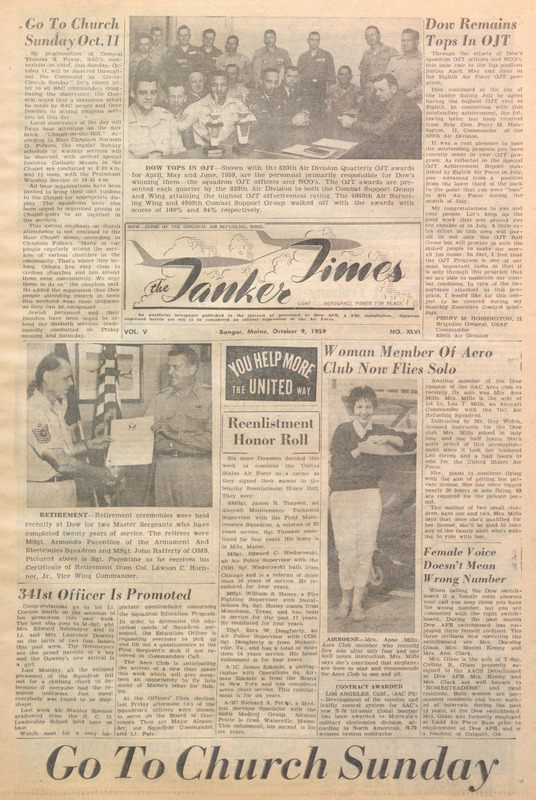 Tanker Times, October 9, 1959