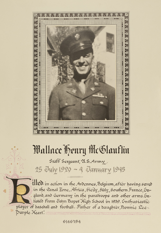 McGlauflin, Wallace Henry