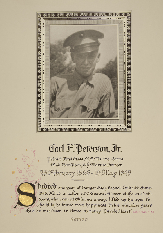 Peterson, Carl F., Jr.