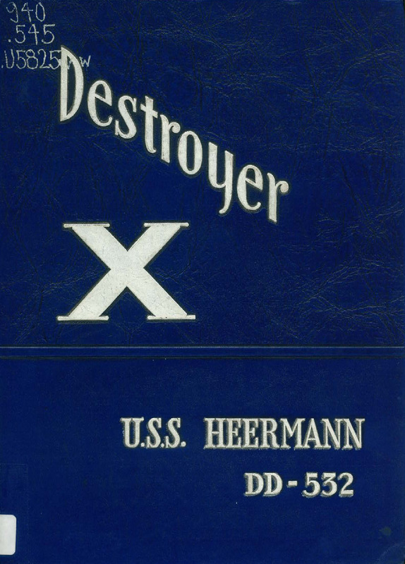 War History of the U.S.S. Heermann