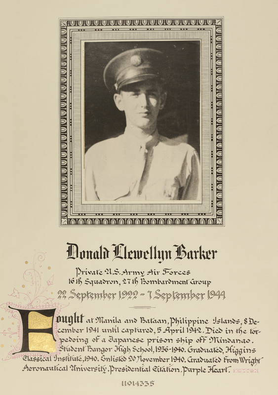 Barker, Donald Llewellyn