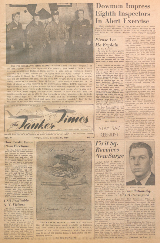 Tanker Times, December 11, 1959
