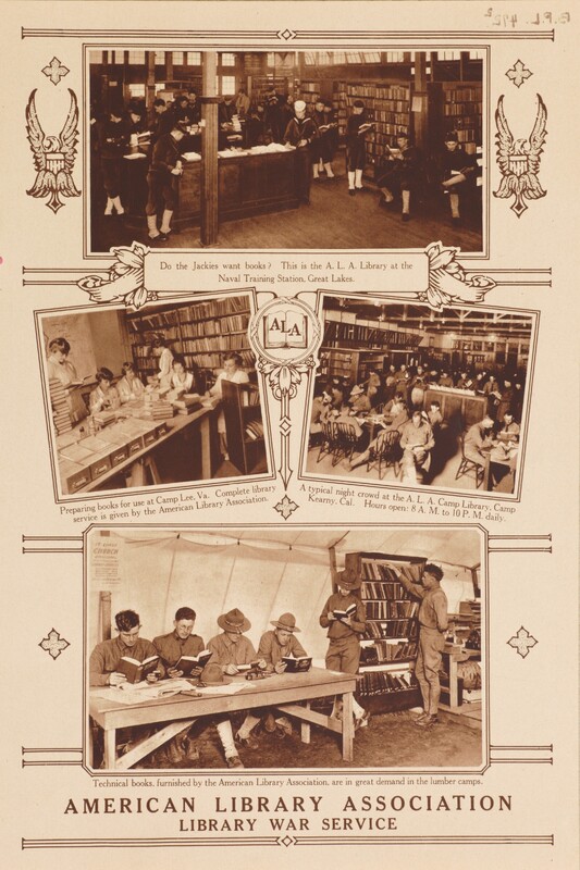 American Library Association -- Library War Service -- "Do the Jackies Want Books?"