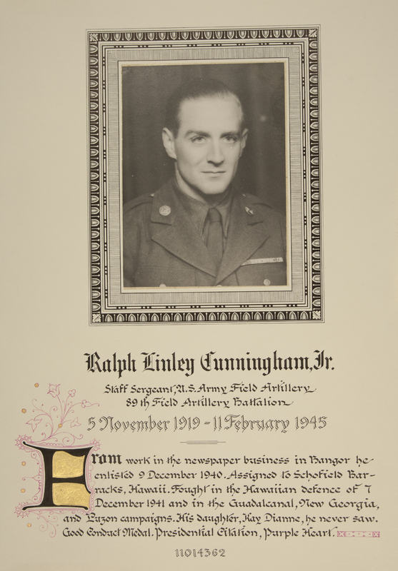Cunningham, Ralph Linley, Jr.