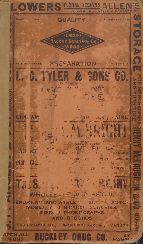 Directory of Bangor and Brewer, 1914