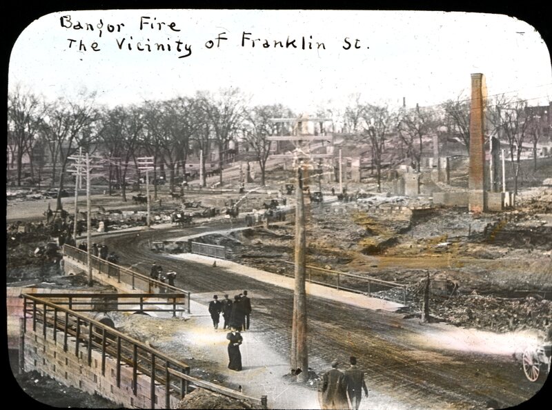Vicinity of Franklin Street (Bangor Fire, 1911)