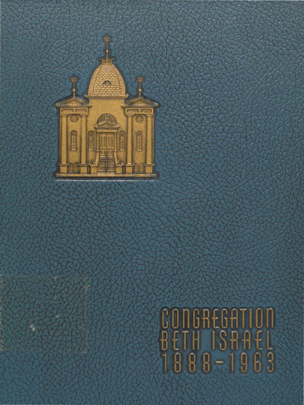 Congregation Beth Israel Diamond Jubilee, 1888-1963